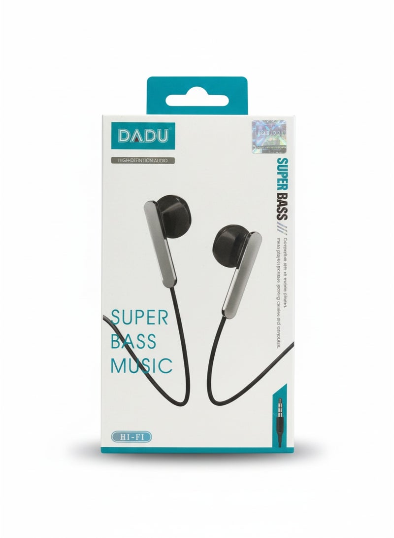 سماعات DADU Super Bass عالية الدقة عالية الجودة مع منفذ صوت 3.5 مم